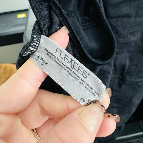 Flexees By Maidenform Black Lace Trim Shaping Camisole Women’s Size S - Picture 5 of 6